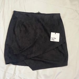 Suede Mini Skirt